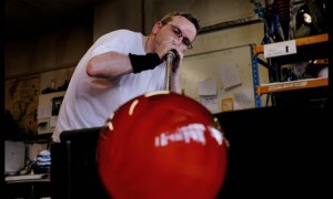 Peter Layton practises an ancient art. Photograph: Sarah Lee