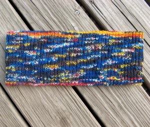 ribbed side of Kapow Cowl