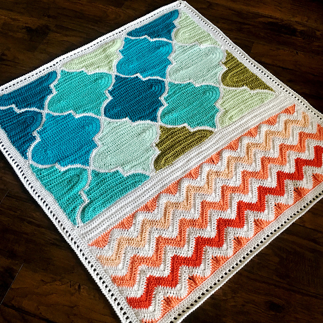 Trellis and Chevron by BabyLove Brand