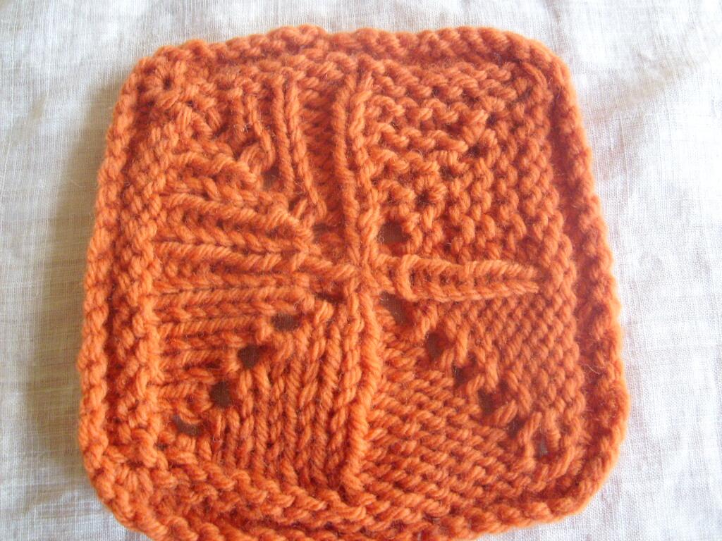 Back side of K1, p1, k1 or p1, k1, p1, in one stitch swatch