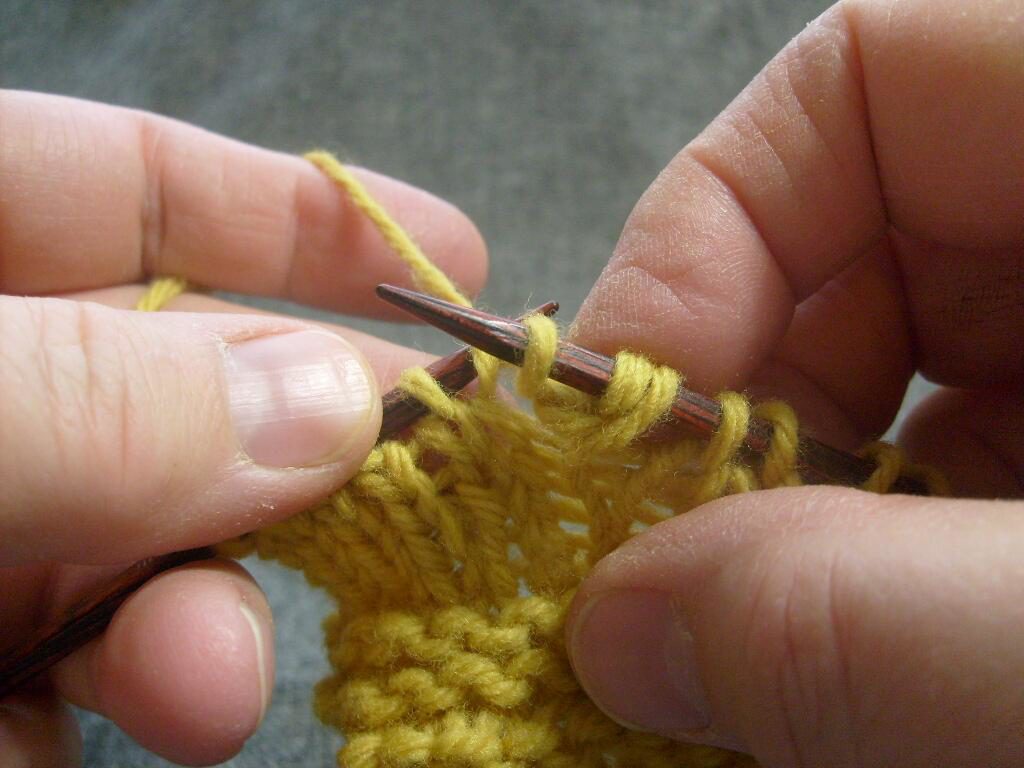 And knit it again.